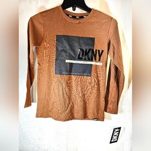 2/$20 Nwt DKNY Sz 8 Graphic Ls T-Shirt
